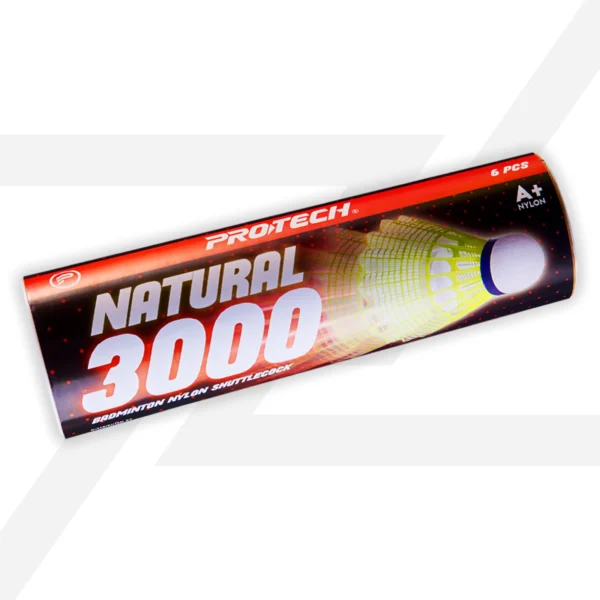 PROTECH NATURAL 3000 | Badminton Nylon Shuttlecocks - Image 2