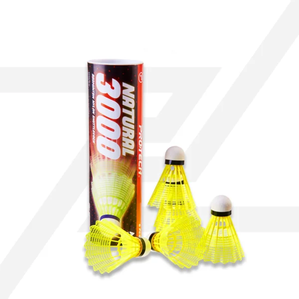PROTECH NATURAL 3000 | Badminton Nylon Shuttlecocks - Image 5