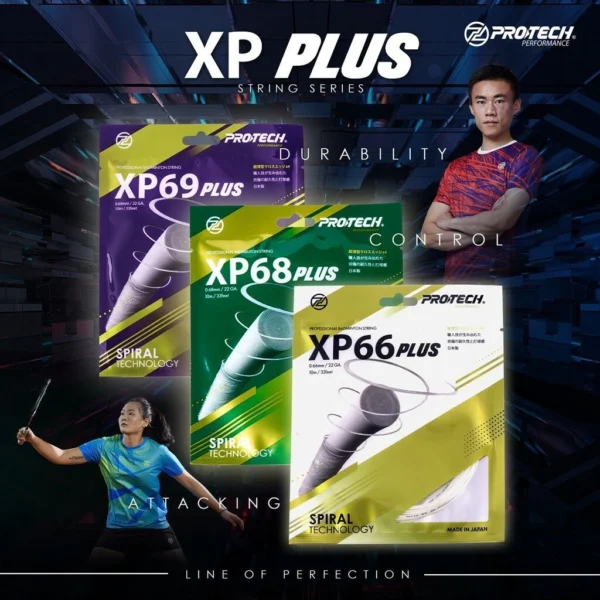 PROTECH XP66Plus New Spiral Technology Performance String ( MADE IN JAPAN) - Image 3