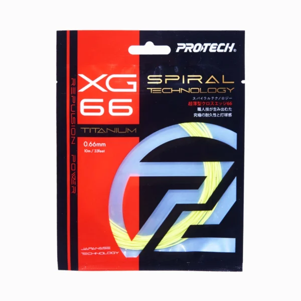 PROTECH XG66Ti New Spiral Technology Performance String ( MADE IN JAPAN ) - Image 4