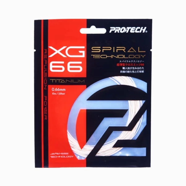 PROTECH XG66Ti New Spiral Technology Performance String ( MADE IN JAPAN ) - Image 7