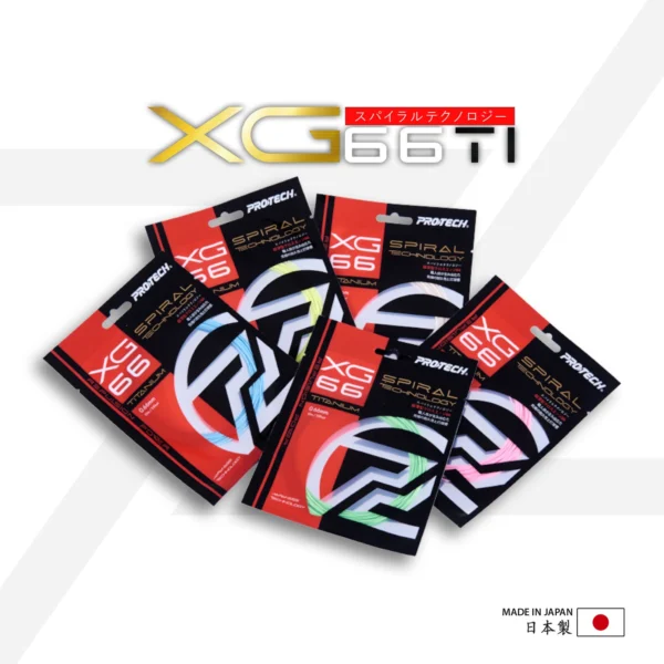 PROTECH XG66Ti New Spiral Technology Performance String ( MADE IN JAPAN ) - Image 2
