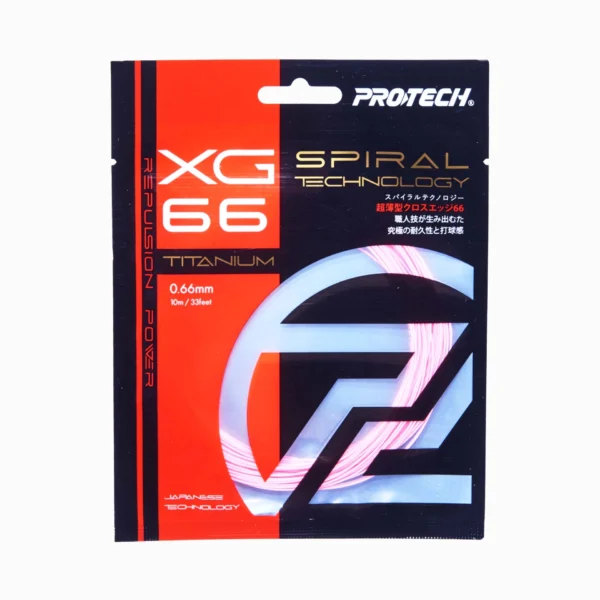 PROTECH XG66Ti New Spiral Technology Performance String ( MADE IN JAPAN ) - Image 3