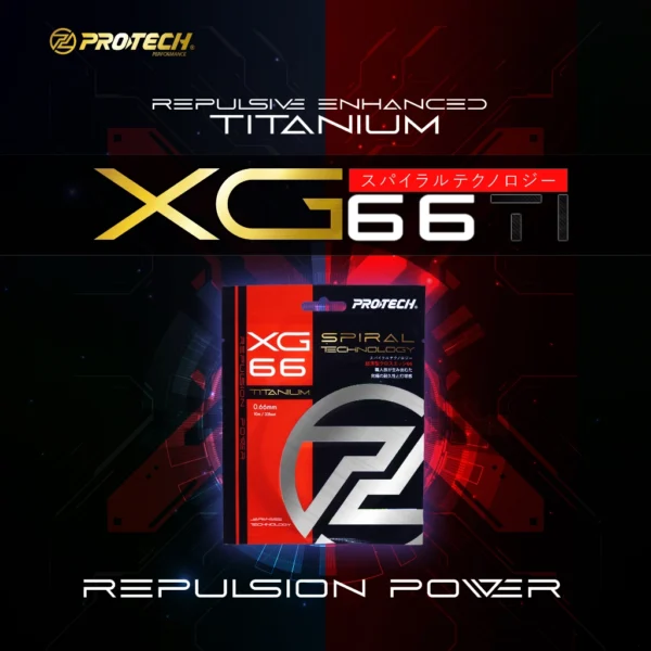 PROTECH XG66Ti New Spiral Technology Performance String ( MADE IN JAPAN ) - Image 5
